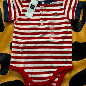 Two new baby short sleeve bodysuits.